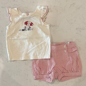 Janie and Jack White and Red Kids Matching Set